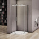 Душевой уголок Good Door Altair R 90х90 с поддоном, прозрачный, хром