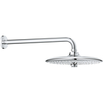 Верхний душ с кронштейном Grohe Euphoria настенный, с кронштейном 38 см (26458000)