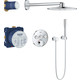 Душевая система Grohe SmartControl Mixer с верхним душем на 2 режима, хром (34709000)