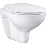 Унитаз подвесной безободковый Grohe Bau Ceramic Bundle с сиденьем микролифт (39351000)