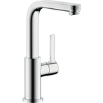 Смеситель для раковины Hansgrohe Metris S высокий, с донным клапаном, хром (31161000)