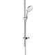Душевой гарнитур Hansgrohe Raindance Select S 150 3 режима 90 см белый/хром (27803400)
