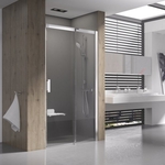 Душевая дверь Ravak Matrix MSD2 110 прозрачная, хром, правая (0WPD0C00Z1)