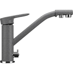 Смеситель для кухни Ulgran U-010 с подключением к фильтру, темно-серый (U-010-309)