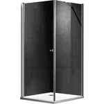 Душевой уголок Gemy New Rockcoco 100x100 с поддоном, прозрачный, хром (S03161C, ЛП00189)