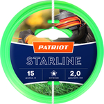Леска триммерная PATRIOT 2.0 мм 15м звезда Starline (805201056)
