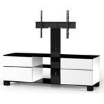 Тумба под телевизор Sonorous MD 8340 B HBLK WHT