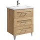 Тумба под раковину Aqwella Фостер 66x45 дуб сонома (FOS01073DS)