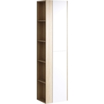 Пенал Aqwella Майами 40x158,5 дуб сонома/белый (Mai.05.04)