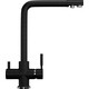 Смеситель для кухни Ulgran U-016 с подключением к фильтру, черный (U-016-308)