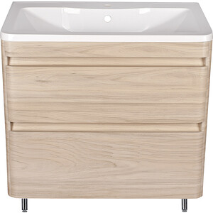 Тумба под раковину Style line Атлантика 80 напольная, ясень перламутр (ЛС-00000688)