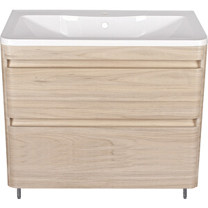 Тумба под раковину Style line Атлантика 100 напольная, ясень перламутр (ЛС-00000682)