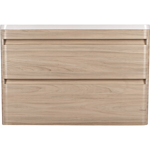 Тумба под раковину Style line Атлантика 100 подвесная, ясень перламутр (ЛС-00000686)