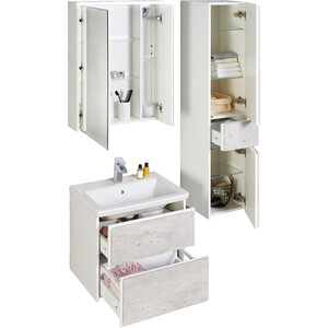 Зеркальный шкаф Roca Ronda 60 бетон (ZRU9303007)