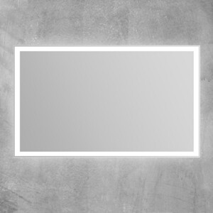 Зеркало BelBagno Spc-Grt 100х60 с подсветкой, кнопочный выключатель (SPC-GRT-1000-600-LED-BTN)