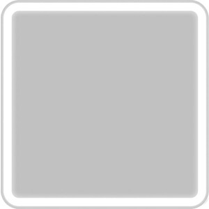 Зеркало BelBagno Spc-Mar 60х60 с подсветкой, кнопочный выключатель (SPC-MAR-600-600-LED-BTN)