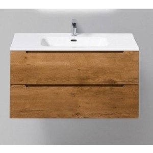 Тумба с раковиной BelBagno Etna 90х45 rovere nature (ETNA-900-2C-SO-RN-P, BB900ETL)