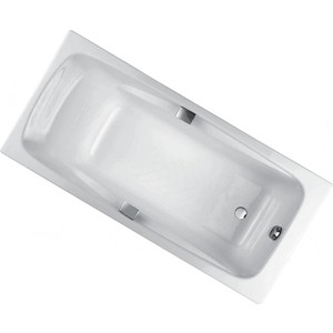 Чугунная ванна Jacob Delafon Repos 160x75 с отверстиями под ручки (E2929-00)