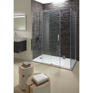 Душевая дверь Jacob Delafon Contra 120x195 прозрачная, хром (E22C120-GA)