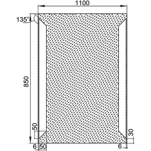 Зеркало Aquanet Сорренто 110 (196655)