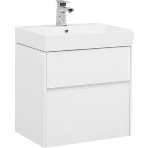 Тумба под раковину Aquanet Бруклин 60 белая (203958)