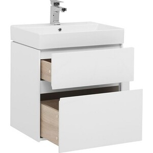 Тумба под раковину Aquanet Бруклин 60 белая (203958)