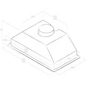 Вытяжка встраиваемая Elica ERA C WH/A/52