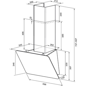 Вытяжка Krona Liora 600 white S