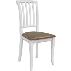 Стул Leset Остин белый/жаккард Flora