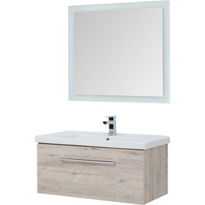 Тумба под раковину Dreja Big Inn 100 с ящиками, дуб кантри (77.0206D)