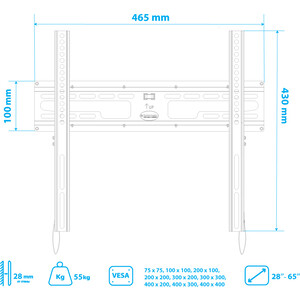 Кронштейн Kromax FLAT-3