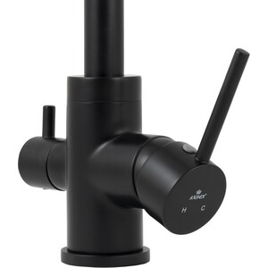 Смеситель для кухни Kaiser Merkur Black-Mat под фильтр черный матовый (26744-9)