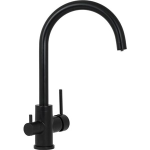 Смеситель для кухни Kaiser Merkur Black-Mat под фильтр черный матовый (26744-9)
