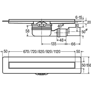 Душевой лоток Viega Advantix Visign ER13 (753245)