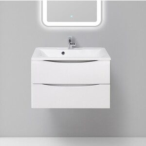 Тумба под раковину BelBagno Marino 75 bianco opaco (MARINO-750-2C-SO-BO-P)