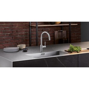 Смеситель для кухни Blanco Candor-S выдвижной излив, нержавеющая сталь (523121)