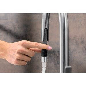 Смеситель для кухни Blanco Candor-S выдвижной излив, нержавеющая сталь (523121)