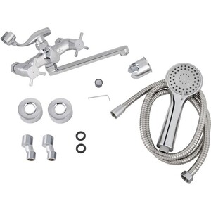 Смеситель для ванны Kaiser Cuatro с душем, хром (58022)