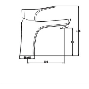 Смеситель для раковины Kaiser Clever хром (76011)