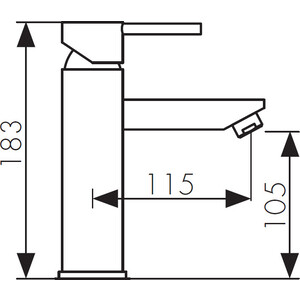 Смеситель для раковины Kaiser Sensor сенсорный, хром (38311)