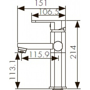 Смеситель для кухни Kaiser Sonat с подключением для фильтра, хром (34711)