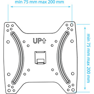 Кронштейн Kromax OPTIMA-200