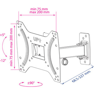 Кронштейн Kromax OPTIMA-203