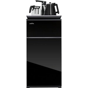 Кулер для воды напольный Hiberg F-91FGB с чайным столиком