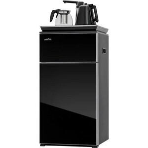 Кулер для воды напольный Hiberg F-91FGB с чайным столиком