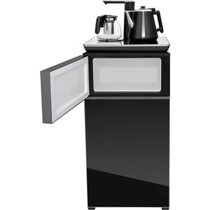 Кулер для воды напольный Hiberg F-91FGB с чайным столиком