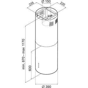 Вытяжка Kuppersberg TUBA X