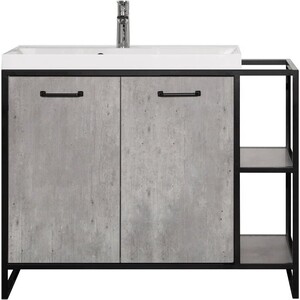 Тумба под раковину Style line Лофт 100 Бетон (ЛС-000010021)