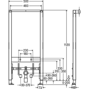 Инсталляция Viega Prevista Dry 8568 (776442)