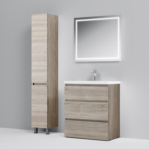 Мебель для ванной Am.Pm Gem S 75 три ящика, светлый дуб